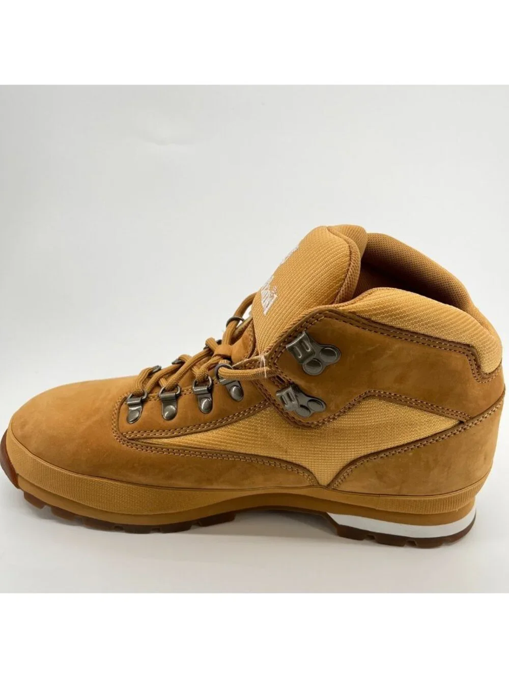Timberland Euro Hiker Mens Size 11.5 Brown Casual Leather Hiking Nubuck Boots